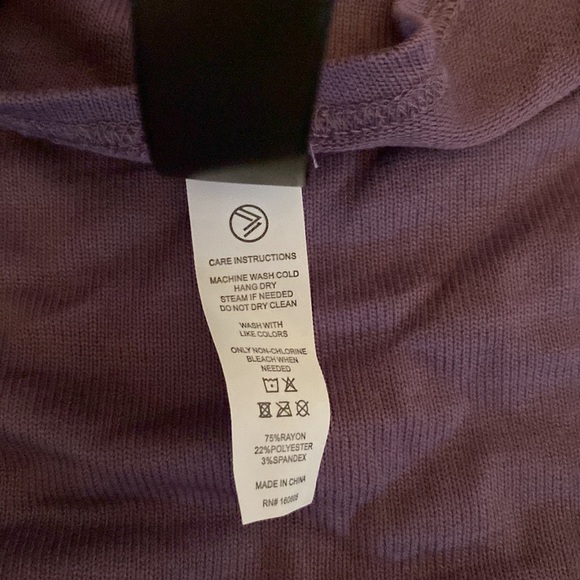 SAVVI MD Purple (Grape) Asymmetrical DARCY Top - Picture 13 of 14